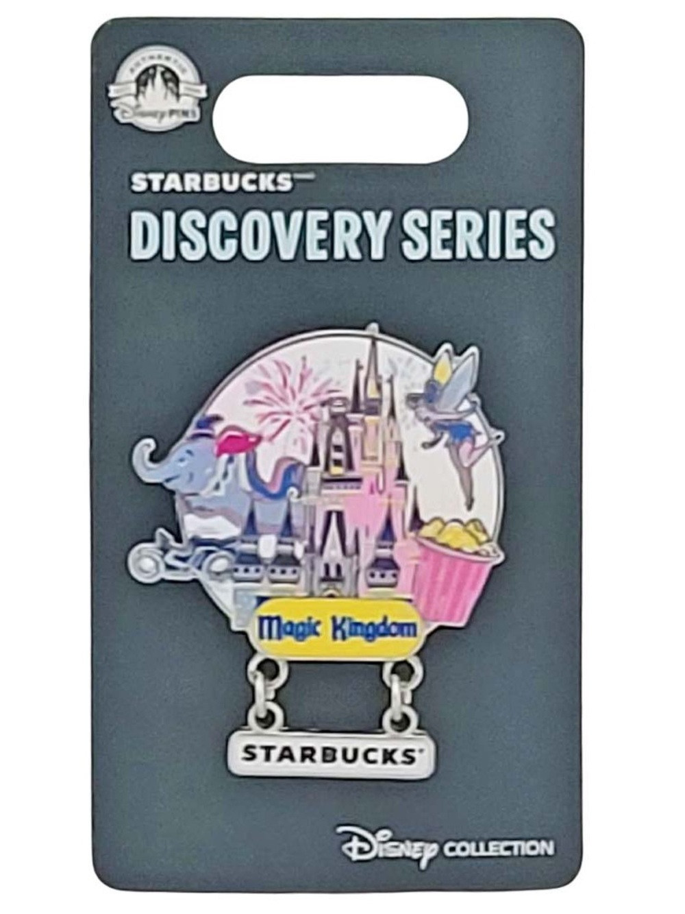 Disney x Starbucks Magic Kingdom Discovery Series Pin NWT